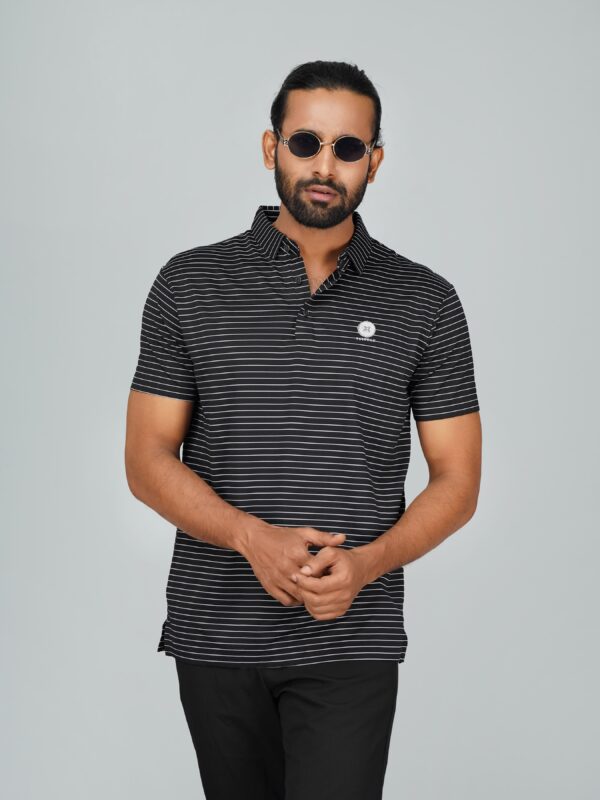 Men’s Jacquard Nylon Seamless Polo