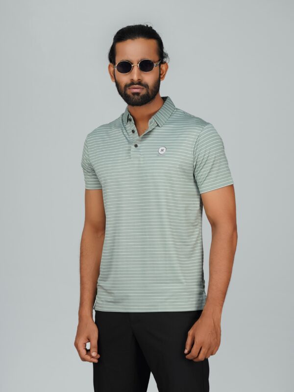 Men’s Jacquard Nylon Seamless Polo