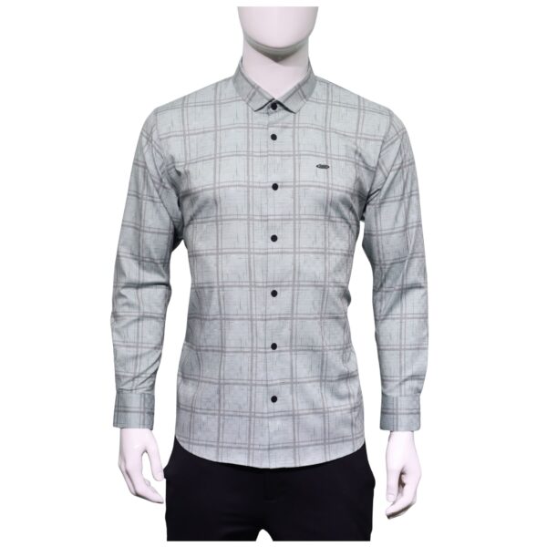 Light Grey with Soft Grey Pattern