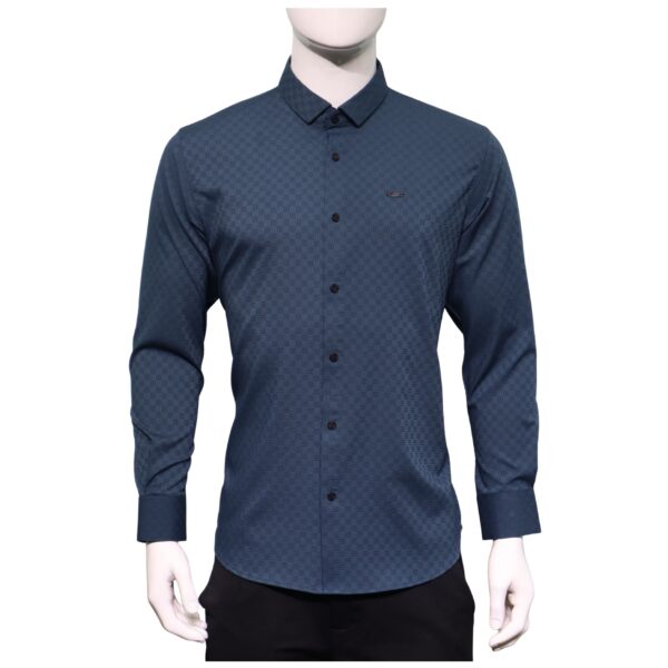 Mild Royal Blue Full Sleeve Shirt by A3 Styl;es
